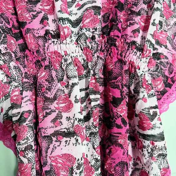 Cheetah Beach Swimsuit Coverup One Size - Picture 3 of 4